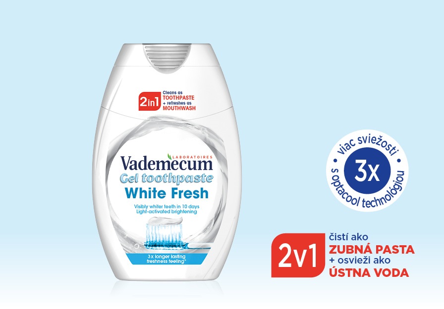 Zubné pasty Vademecum 2v1